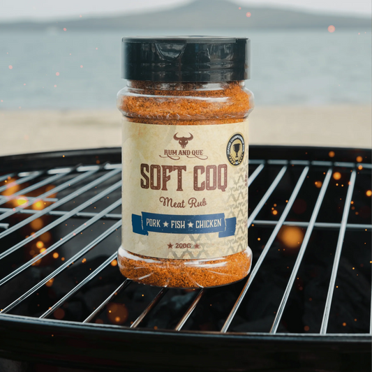 RUM AND QUE: Soft Coq Rub – 200g