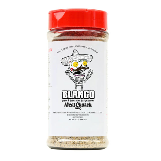 MEAT CHURCH: Blanco Steak & Everything Else Seasoning - 340g Shaker