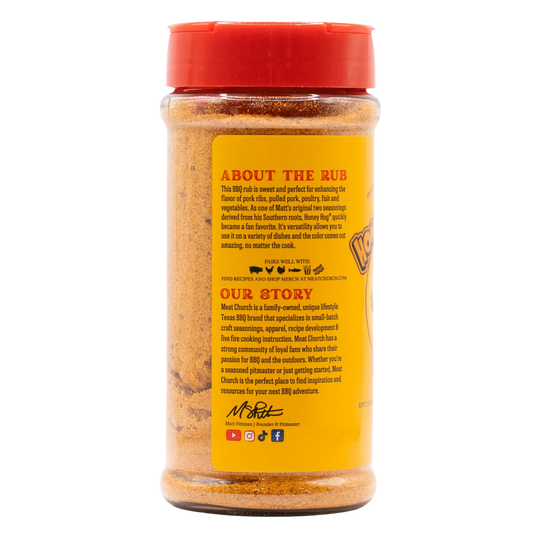 Meat Church Honey Hog – Sweet Pork & Poultry BBQ Rub (340g)