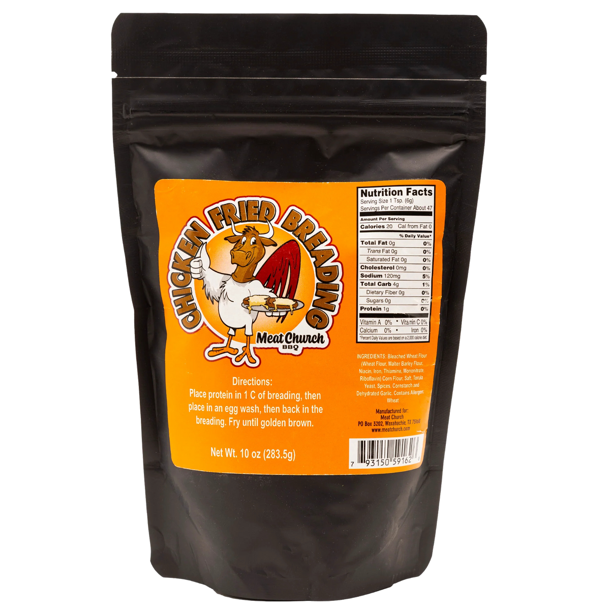 MEAT CHURCH: Chicken Fried Steak Breading – Southern-Style Crunch for Chicken, Steak & Pork (283g)