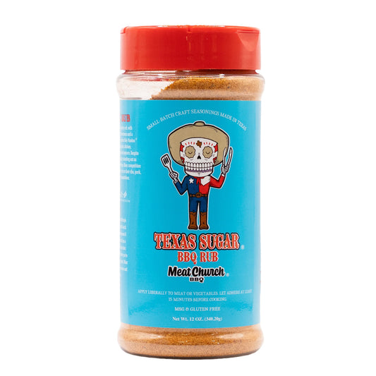 Meat Church Texas Sugar – Sweet & Savoury BBQ Rub (12oz)