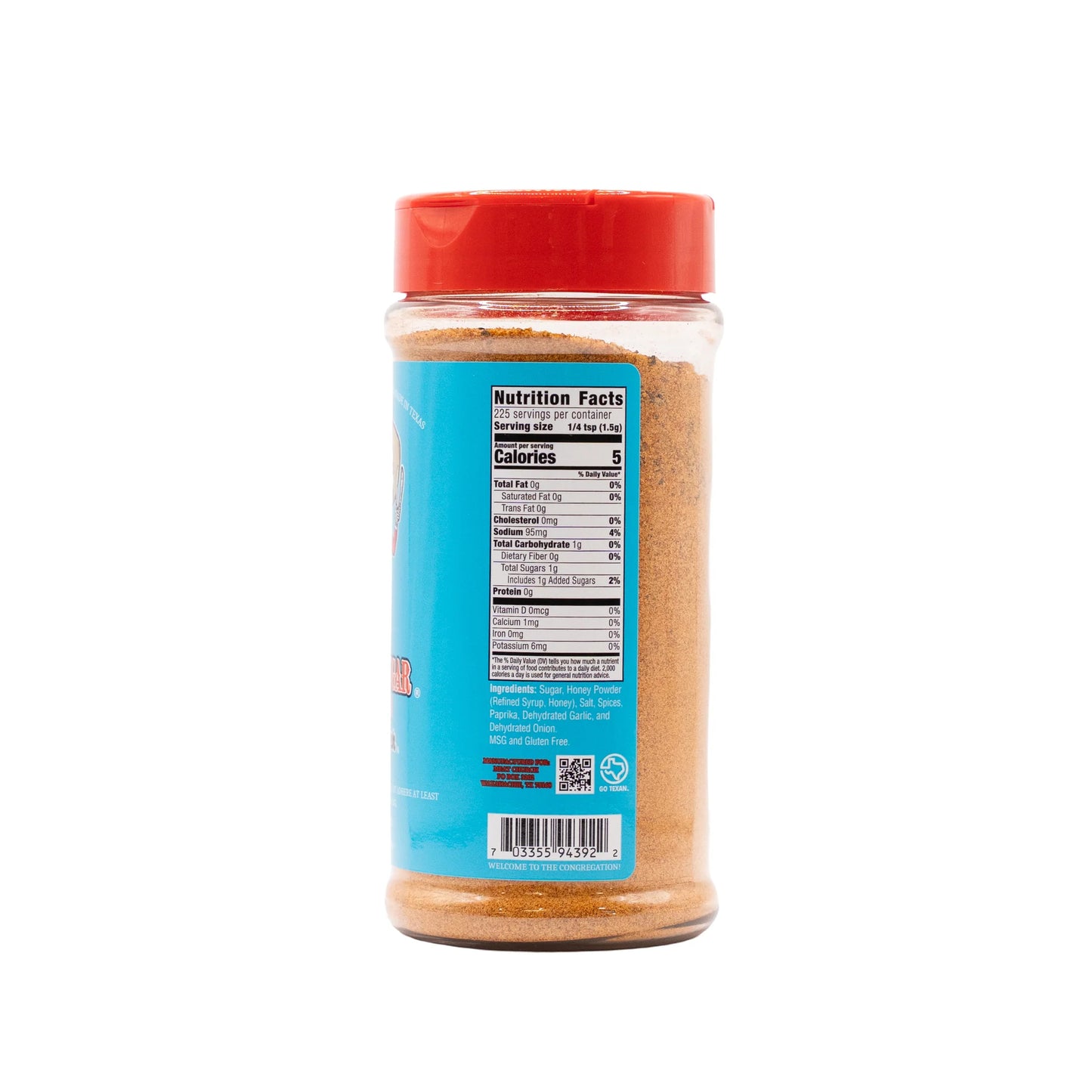 Meat Church Texas Sugar – Sweet & Savoury BBQ Rub (12oz)