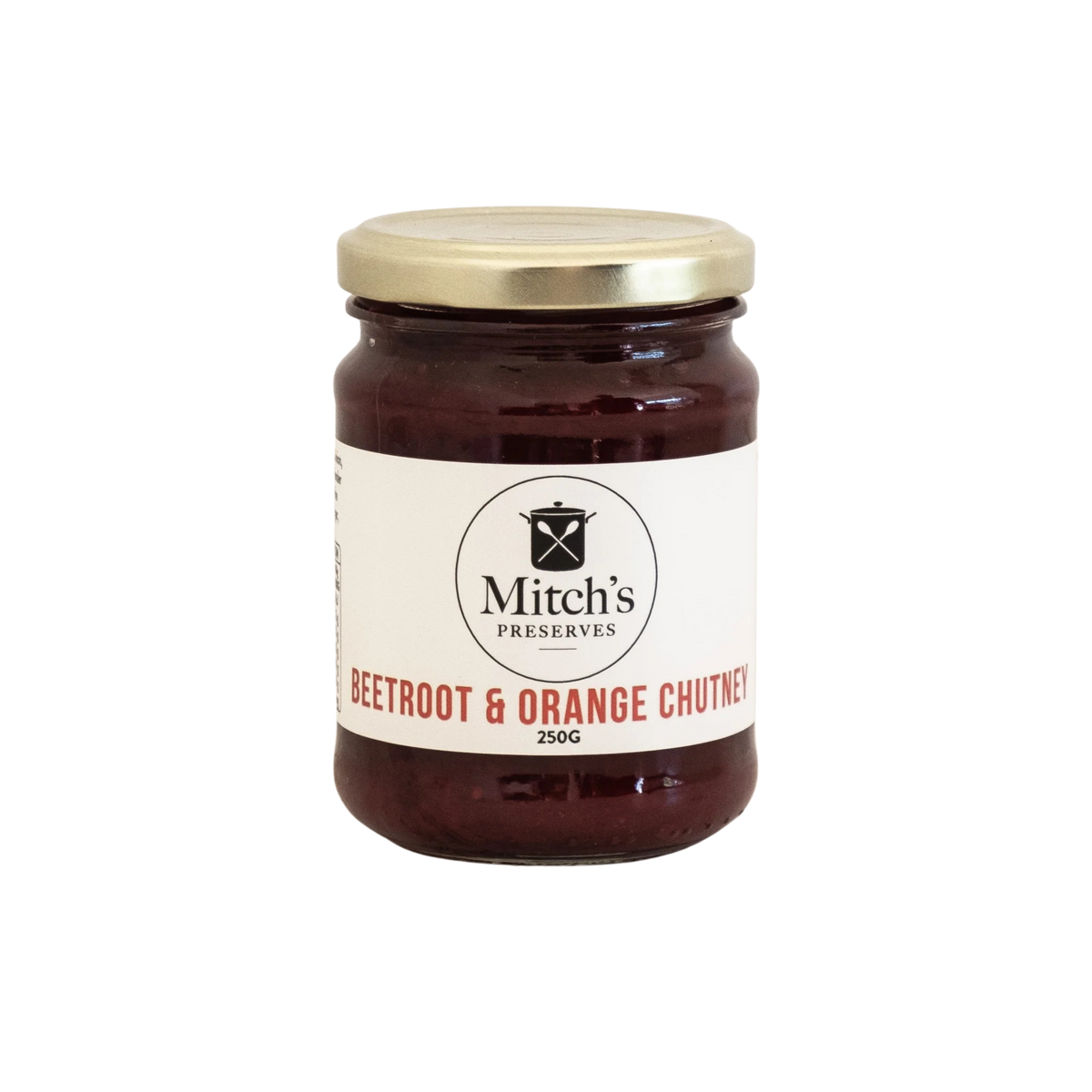 Mitch's Preserves Beetroot & Orange Chutney 250g jar