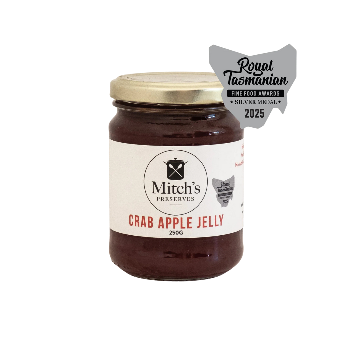Mitch's Preserves Crab Apple Jelly 250g jar