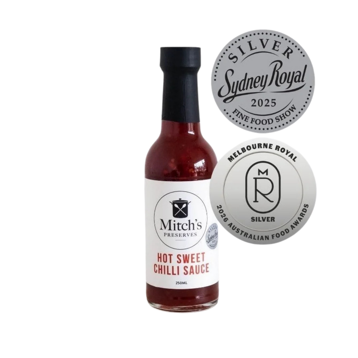 Mitch's Preserves Hot Sweet Chilli Sauce 250ml