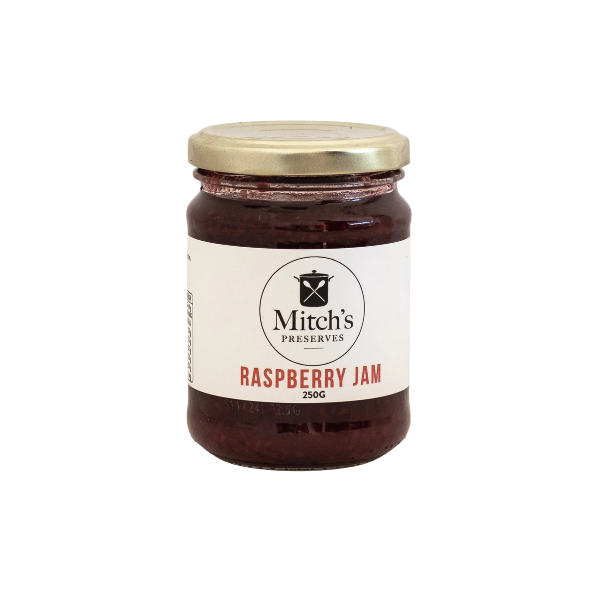 Mitch's Preserves Raspberry Jam 250g jar