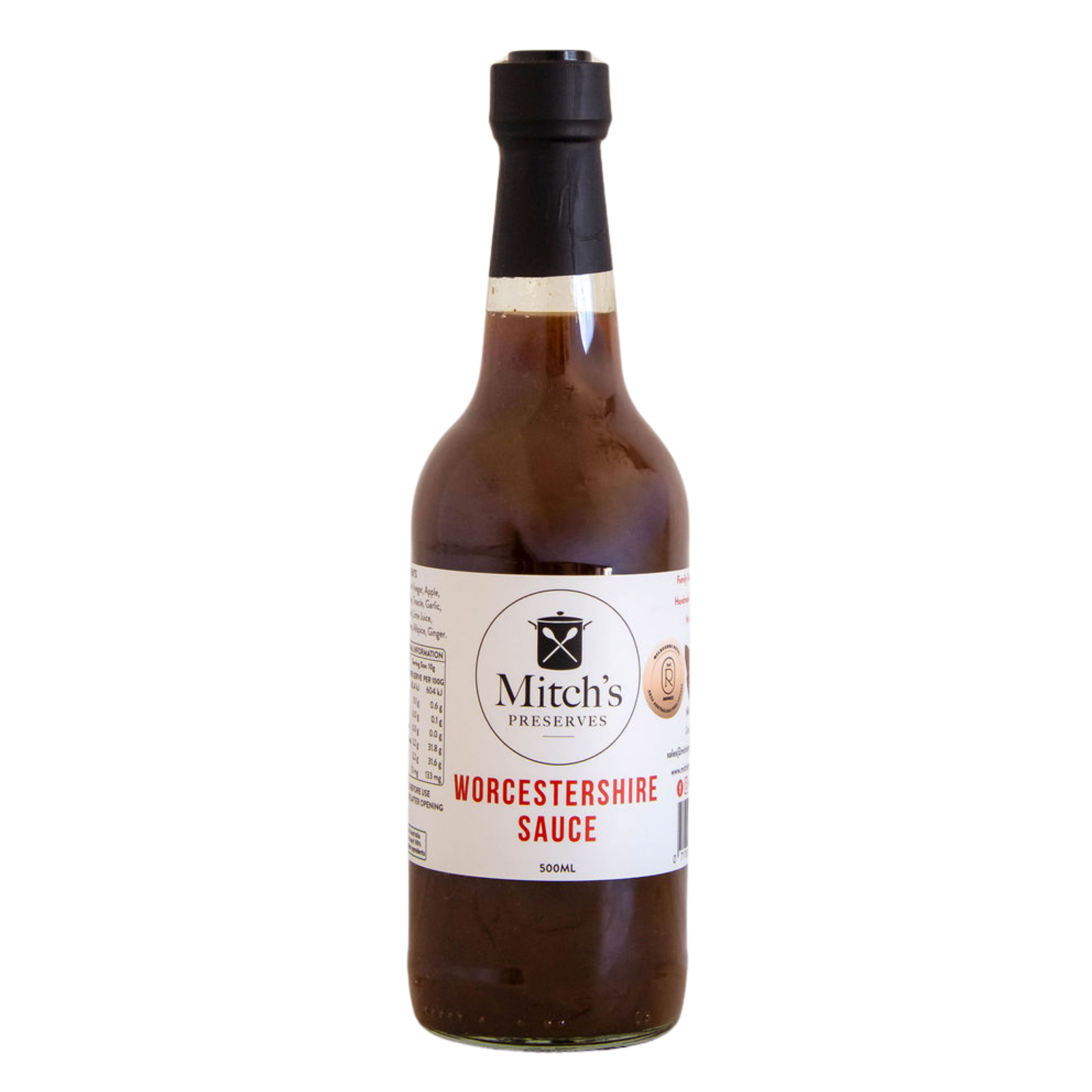 Mitch's Preserves Worcestershire Sauce 500ml bottle