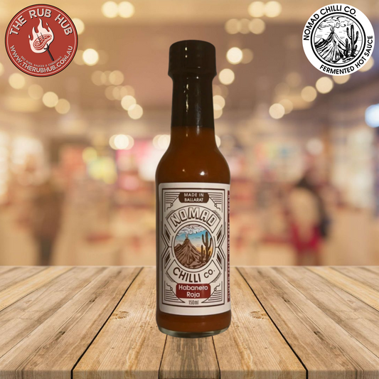 NOMAD CHILLI CO: Habanero & Mango Roja Hot Sauce- 150ml