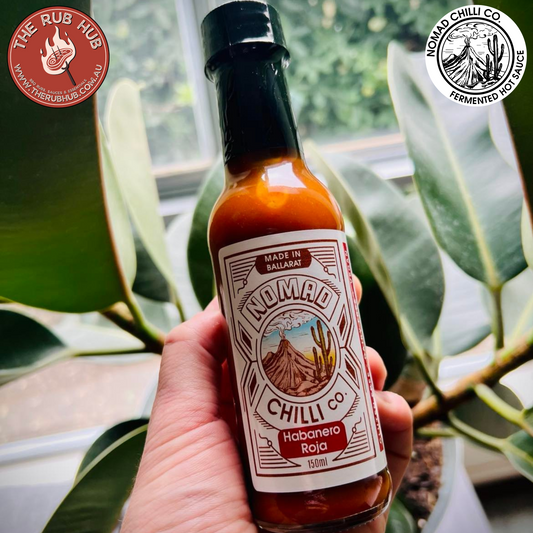 NOMAD CHILLI CO: Habanero & Mango Roja Hot Sauce- 150ml