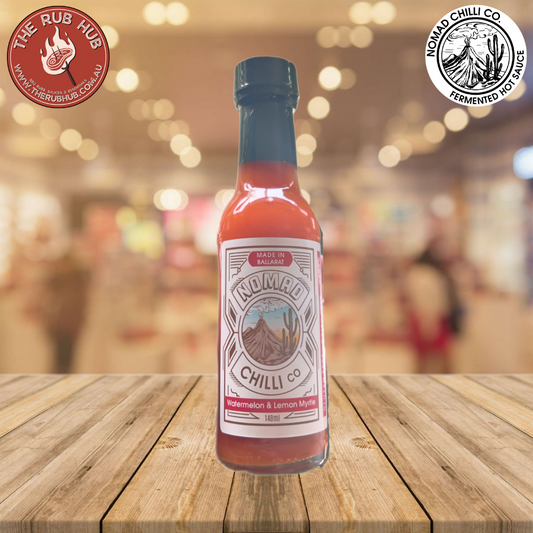 NOMAD CHILLI CO: Watermelon & Lemon Myrtle Hot Sauce- 150ml