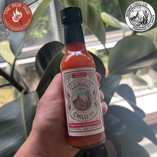 NOMAD CHILLI CO: Watermelon & Lemon Myrtle Hot Sauce- 150ml