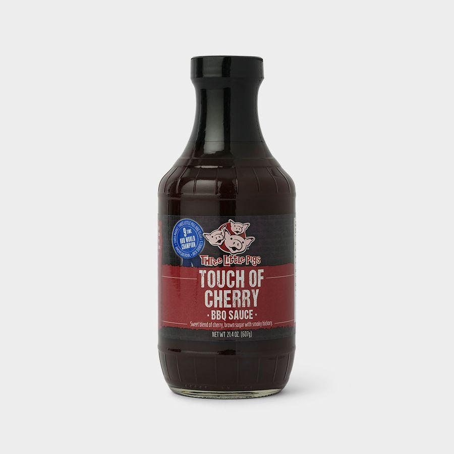 Three Little Pigs Touch of Cherry BBQ Sauce 578g bottle