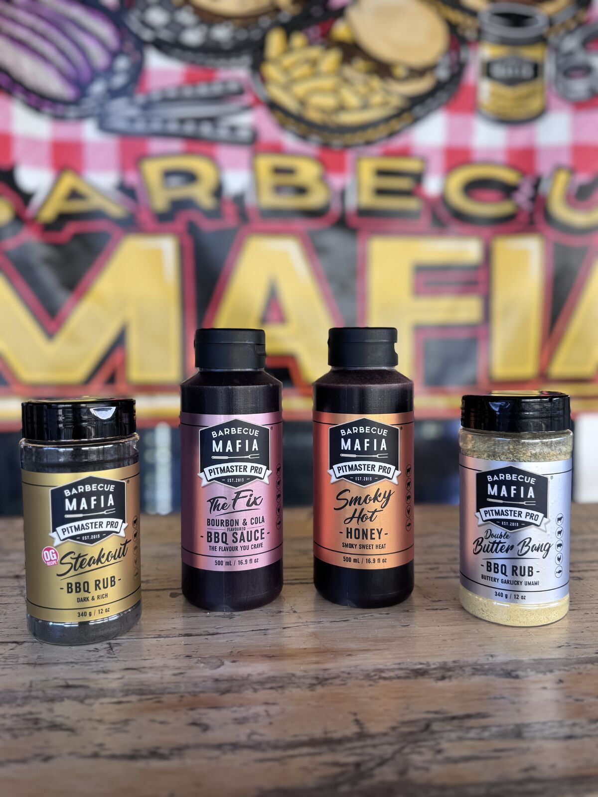 BBQ Mafia Pitmaster Pro 4 Pack