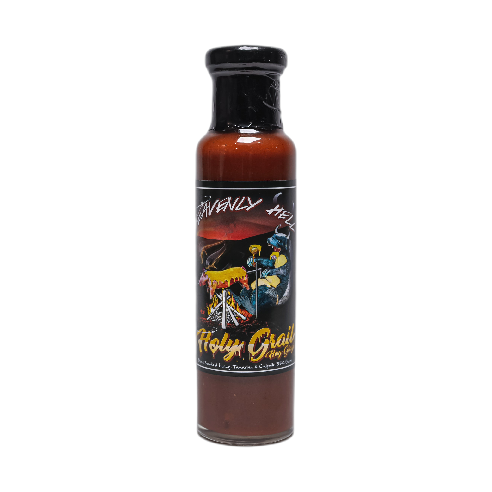 Heavenly Hell Holy Grail Hog Glaze 250ml — front of the bottle on transparent background