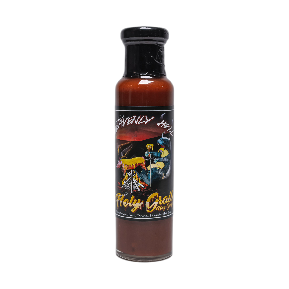 Heavenly Hell Holy Grail Hog Glaze 250ml — front of the bottle on transparent background