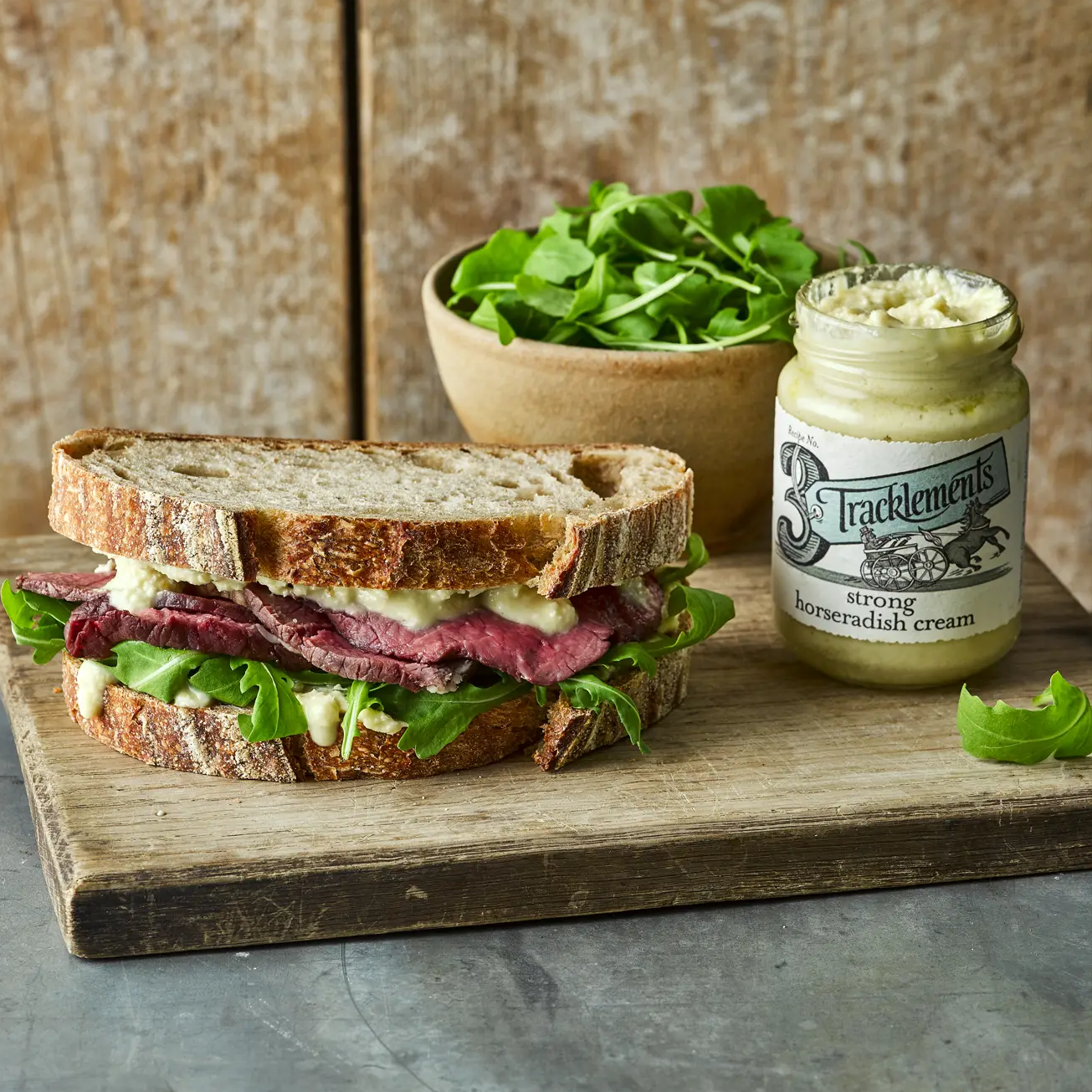 TRACKLEMENTS: Strong Horseradish Cream - 140g