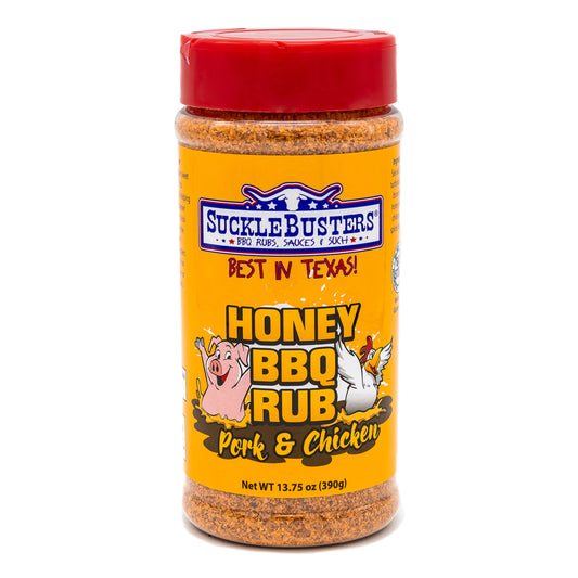 SUCKLEBUSTERS: Honey BBQ Rub – 390g