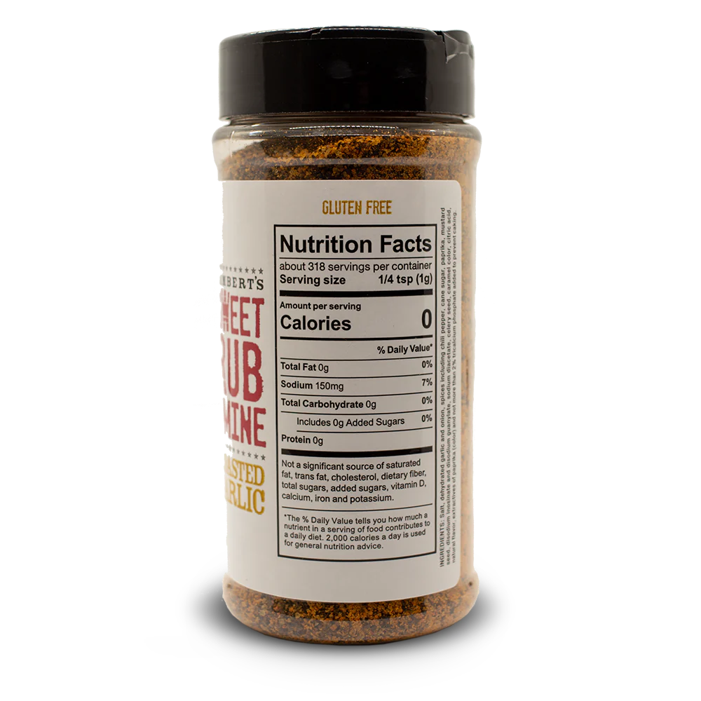 SWEET RUB O' MINE: Roasted Garlic Rub – 318g