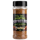 Big GC's Sweet & Savoury all-purpose rub 150g — front of the shaker on transparent background