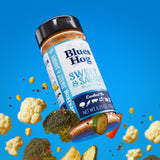 Blues Hog Sweet & Savory Seasoning — seasoned pulled pork on a board