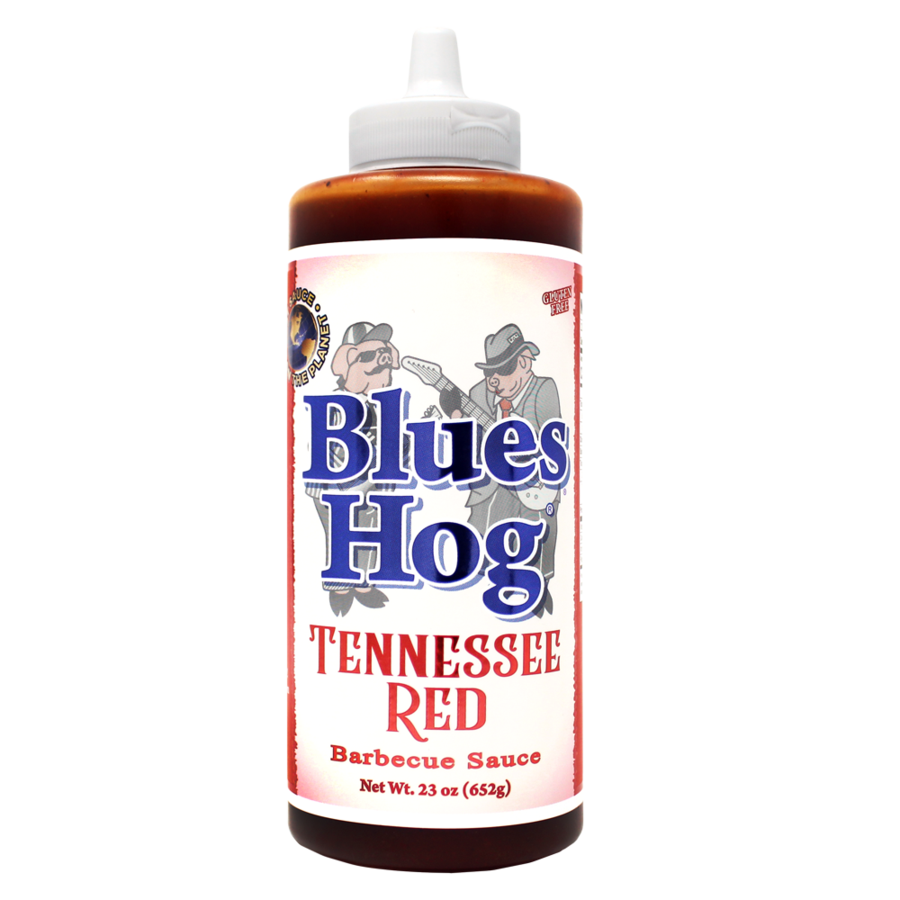 Blues Hog Tennessee Red BBQ Sauce 652g — front of the squeeze bottle