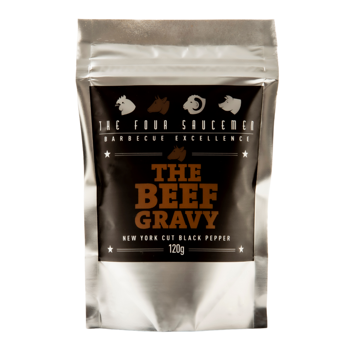 FOUR SAUCEMEN The Beef Gravy 120g front of pack