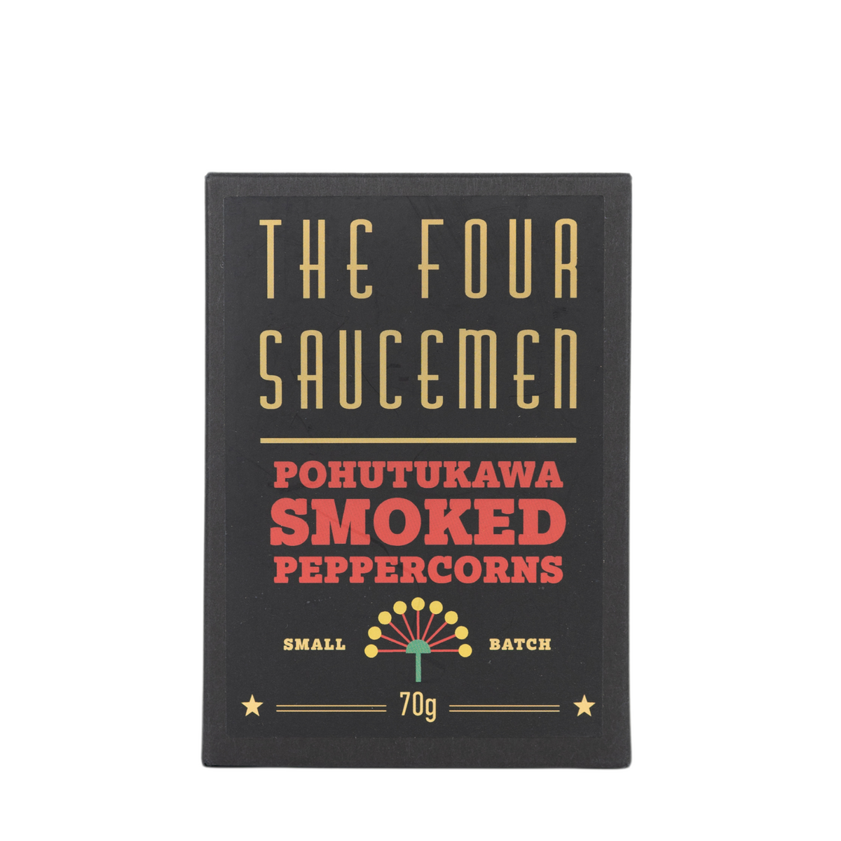 FOUR SAUCEMEN Pohutukawa Smoked Peppercorns 70g