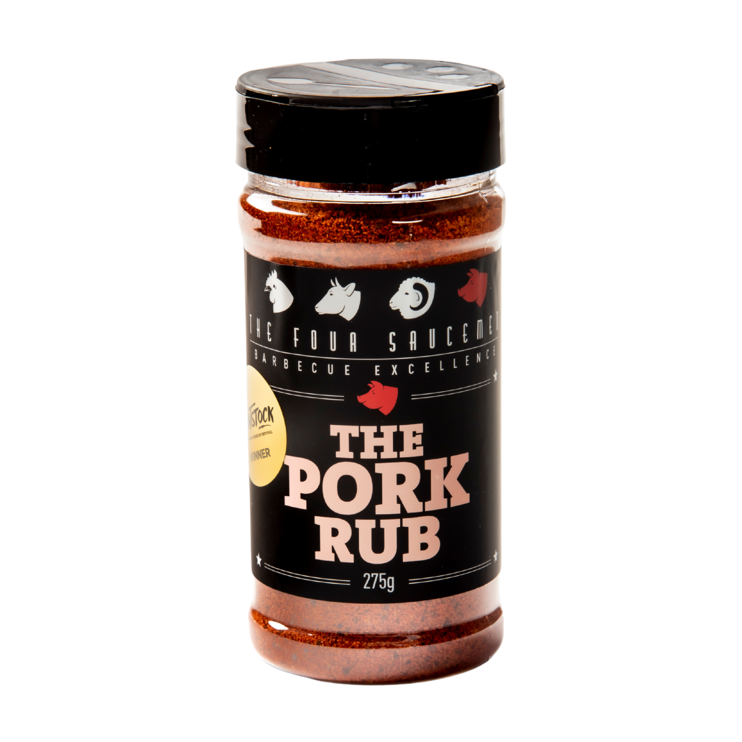 FOUR SAUCEMEN The Pork Rub 295g front of jar