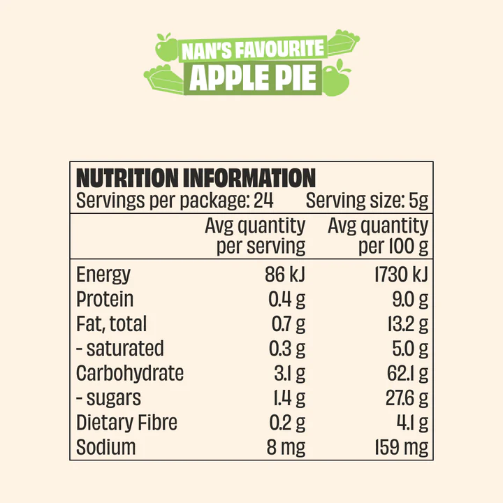 MINGLE SEASONING: Caramel Apple Pie Sweet Rub Topper - 120g