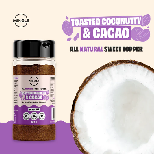 MINGLE SEASONING: Coconut and Cacao Sweet Rub Topper - 120g