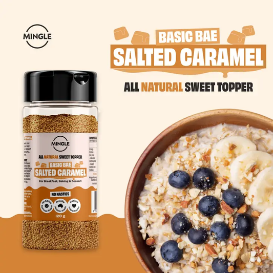 MINGLE SEASONING: Salted Caramel Crunch Sweet Rub Topper - 120g