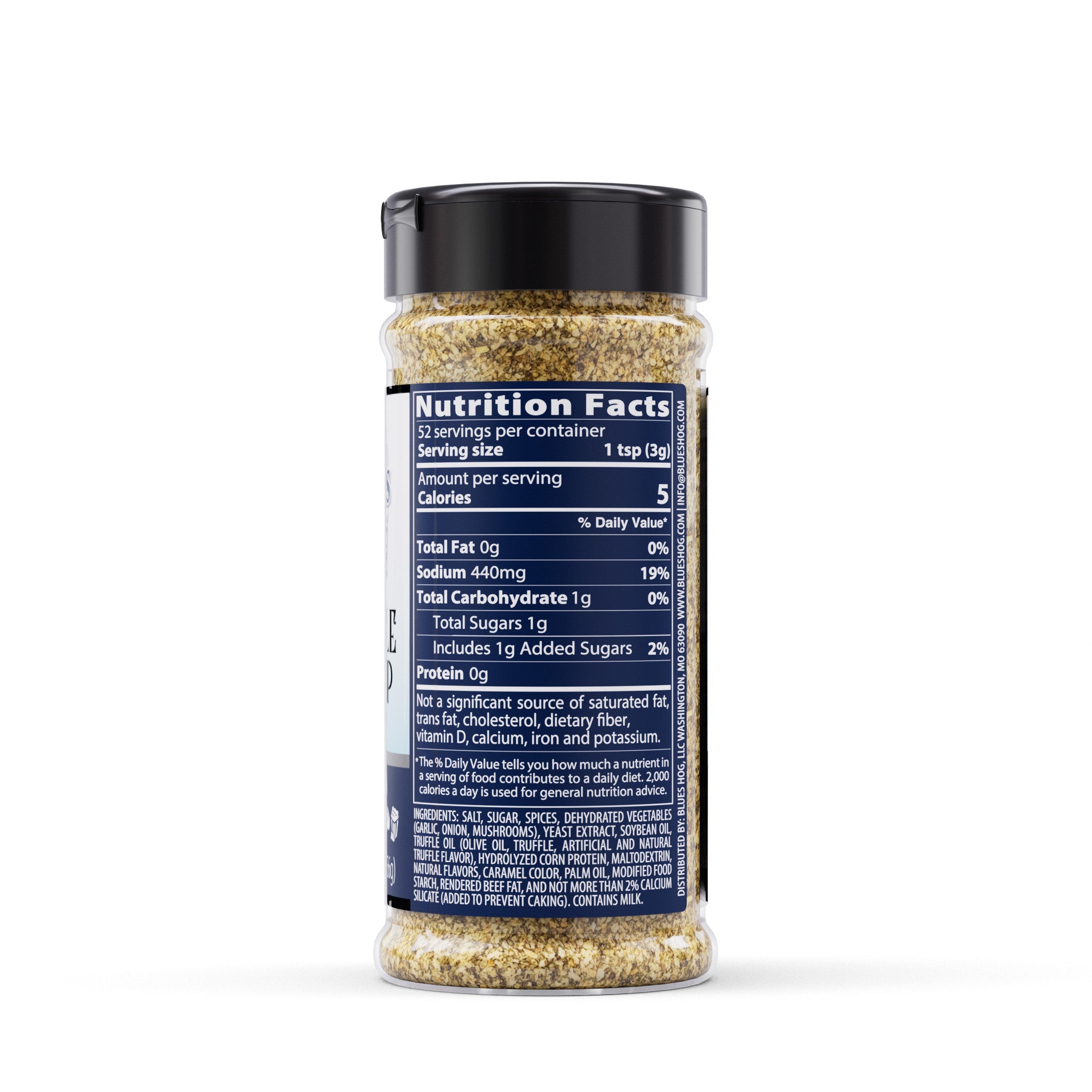 Blues Hog Truffle & Chop Seasoning — ingredients and nutrition panel