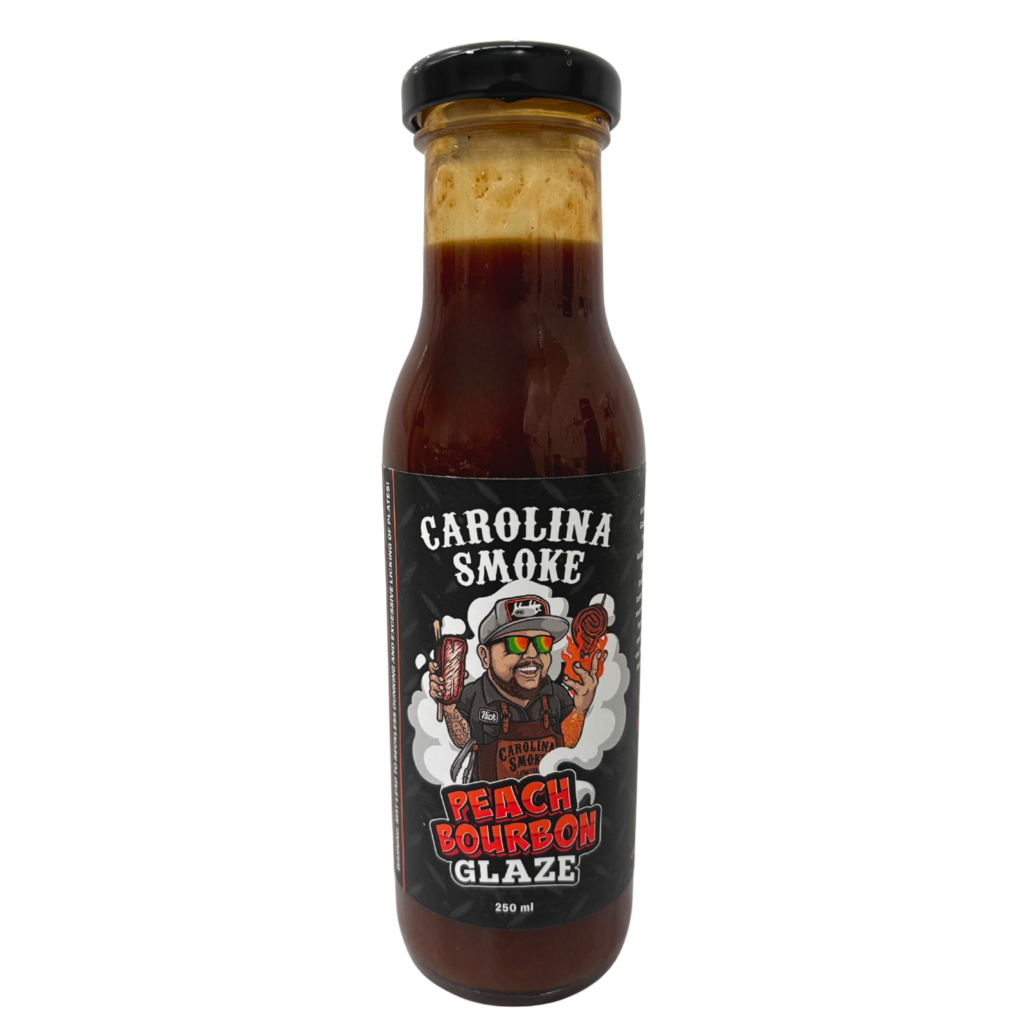 Carolina Smoke Peach Bourbon Glaze front of pack