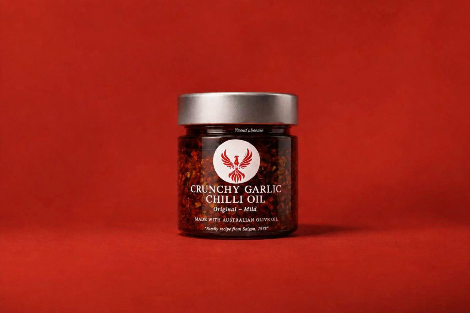 Proud Phoenix Crunchy Garlic Chilli Oil 212ml