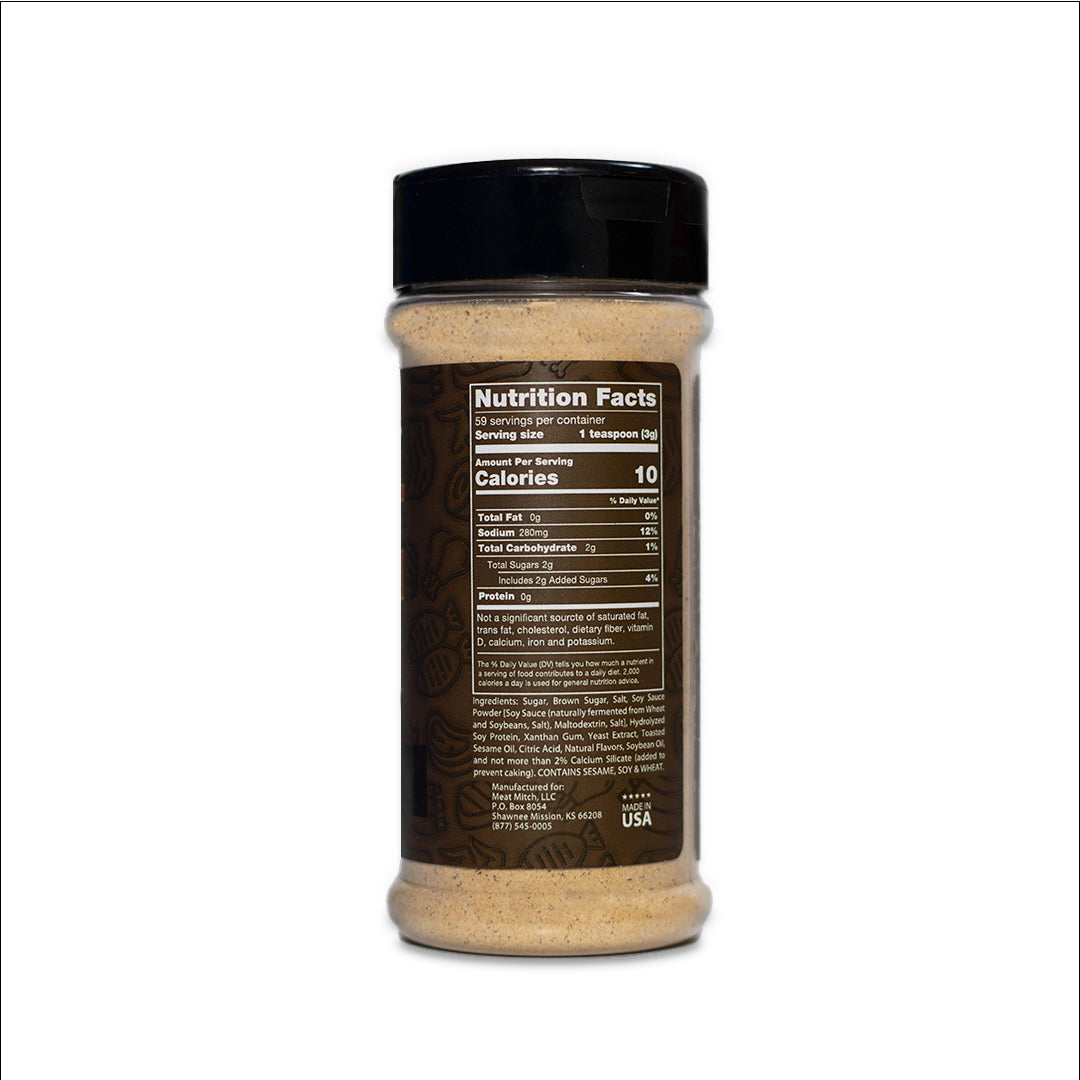 Meat Mitch Meltdown Yaki Bomb back label