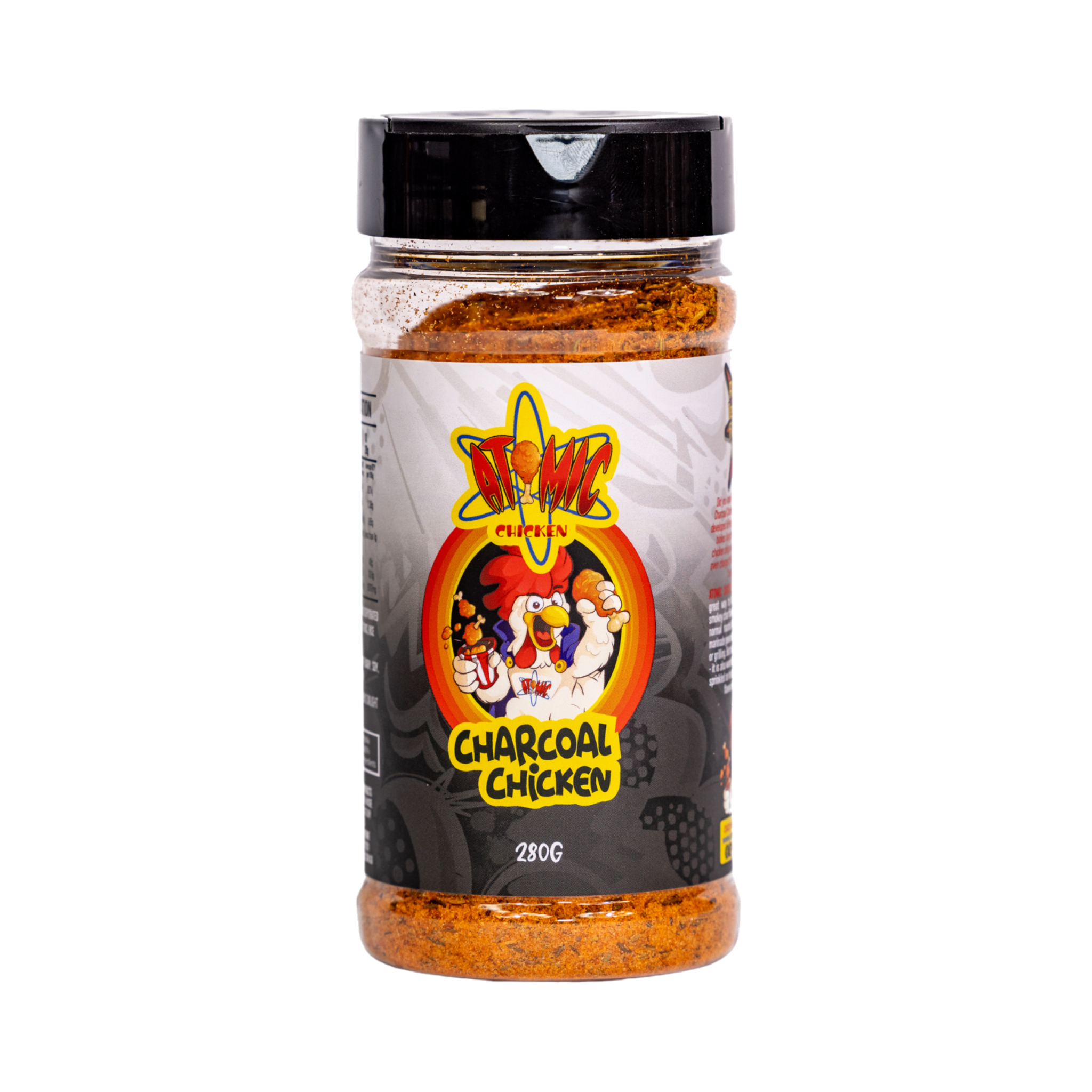 Atomic Chicken Charcoal Chicken Seasoning Rub 280g, included in the Chicken Jockey box