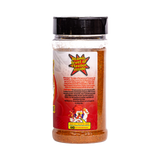 Atomic Chicken Chicken Peri Peri Seasoning Rub 200g, ingredients and nutrition panel, transparent background