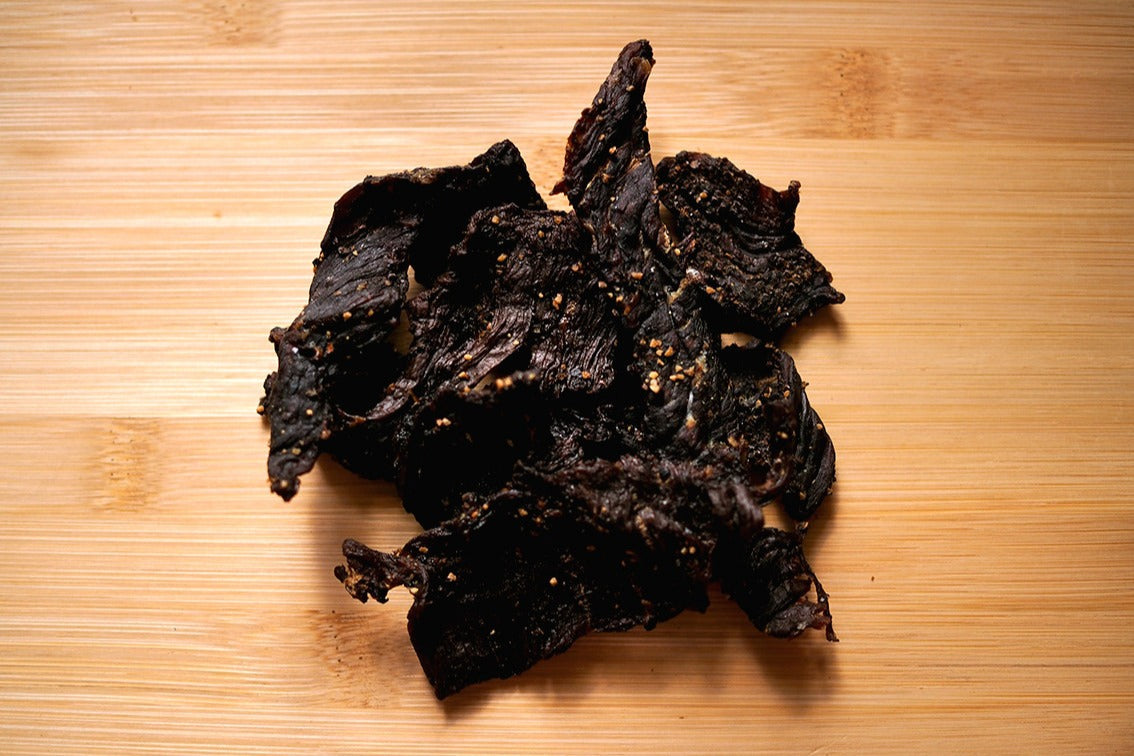 3099 Jerky Original Beef Jerky - cracked black pepper Australian beef jerky strips