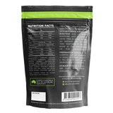 Butchers Axe Lamb Injection 500g tub, back label with directions and ingredients, transparent background