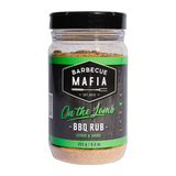 Barbecue Mafia On the Lamb BBQ Rub 235g lamb rub — front of shaker on transparent background