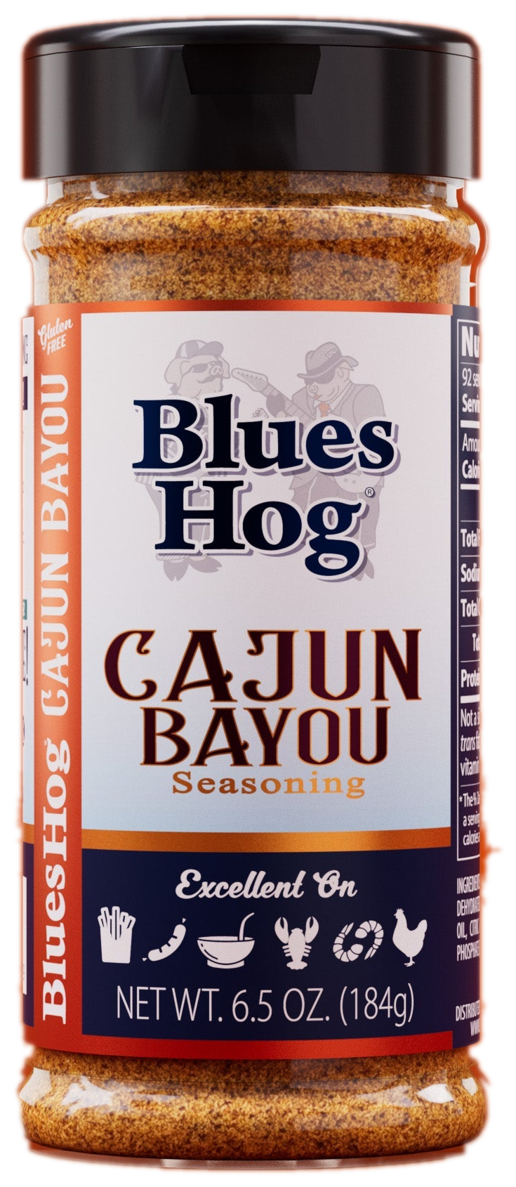BLUES HOG: Cajun Bayou Seasoning – 184g Shaker