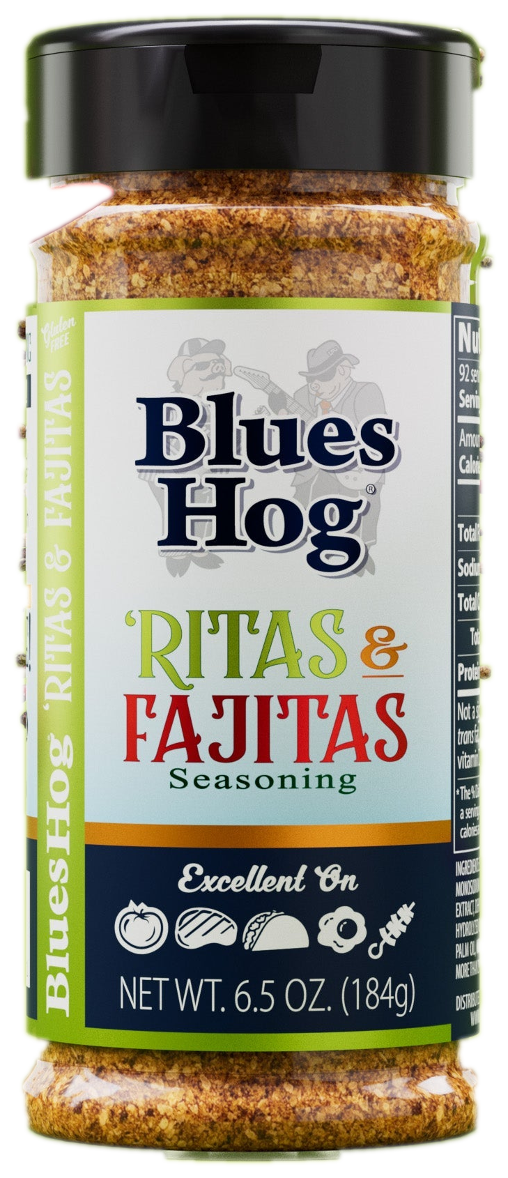 BLUES HOG: 'Ritas & Fajitas Seasoning – 184g Shaker
