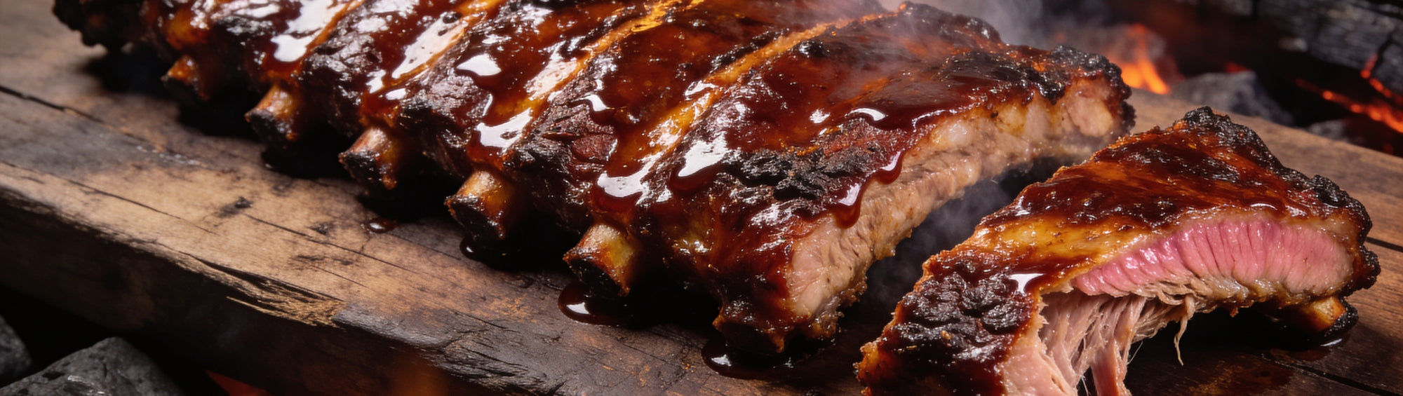 Blues Hog Smokey Mountain banner — The classic sweet-and-smoky recipe, straight from the jar - thick, rich, completely mild.