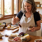 Blend Smoked Honey 250g — drizzled over a cheese and prosciutto grazing board