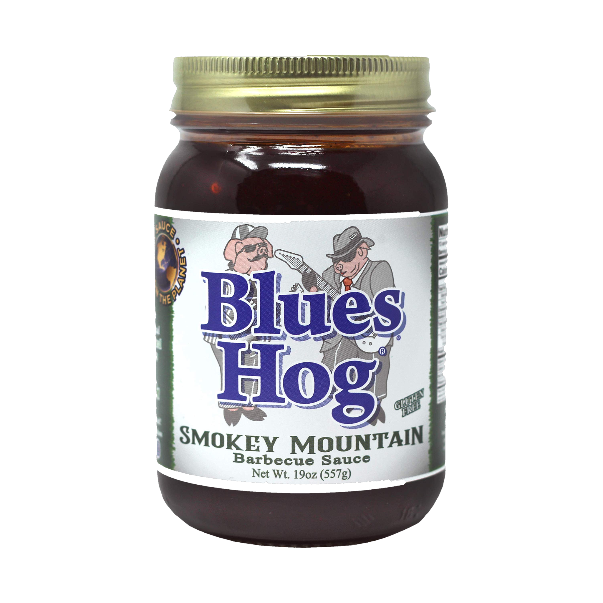 Blues Hog Smokey Mountain BBQ Sauce 539g glass pint jar — front of the jar