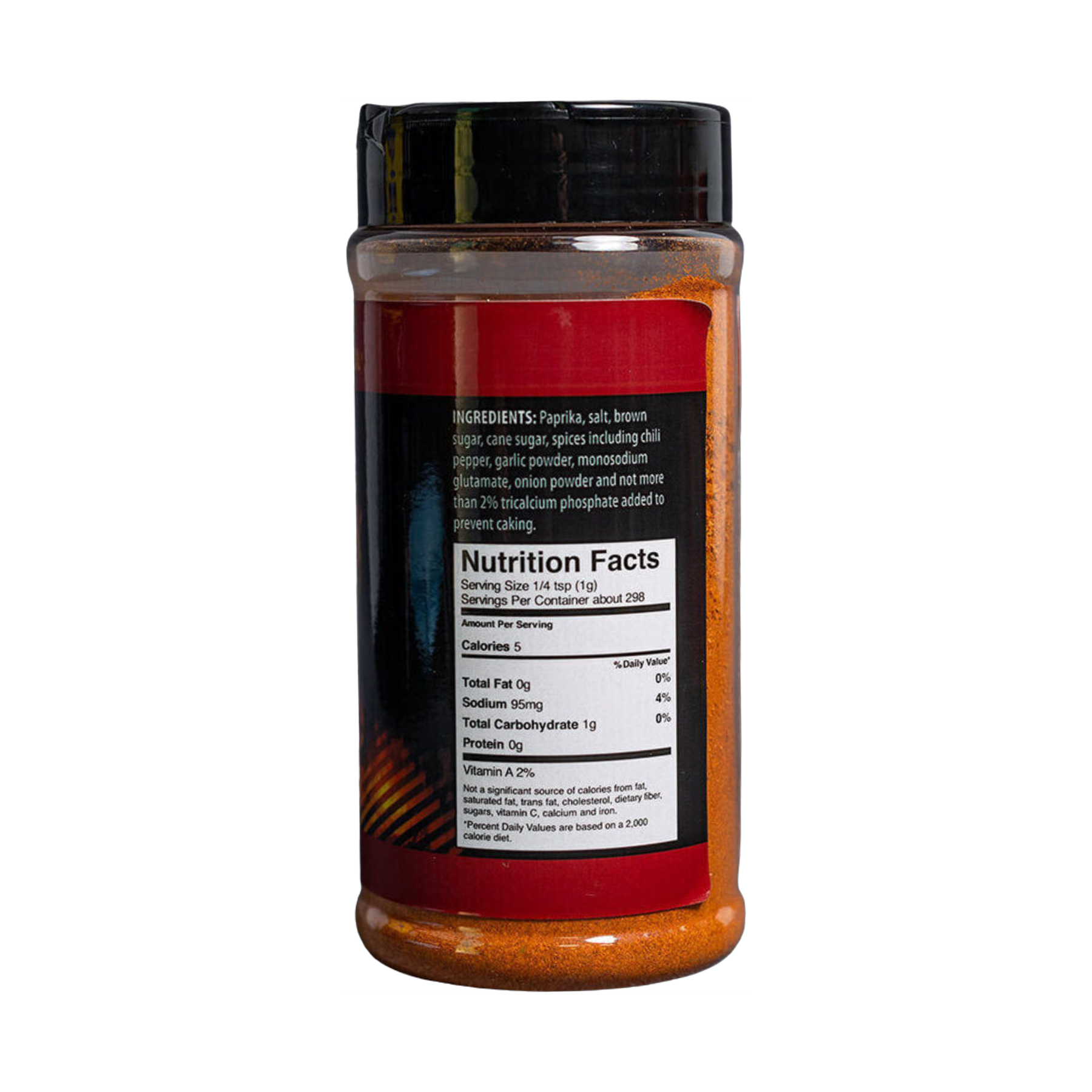 Boars Night Out BBQ Rub 298g shaker, left angle view