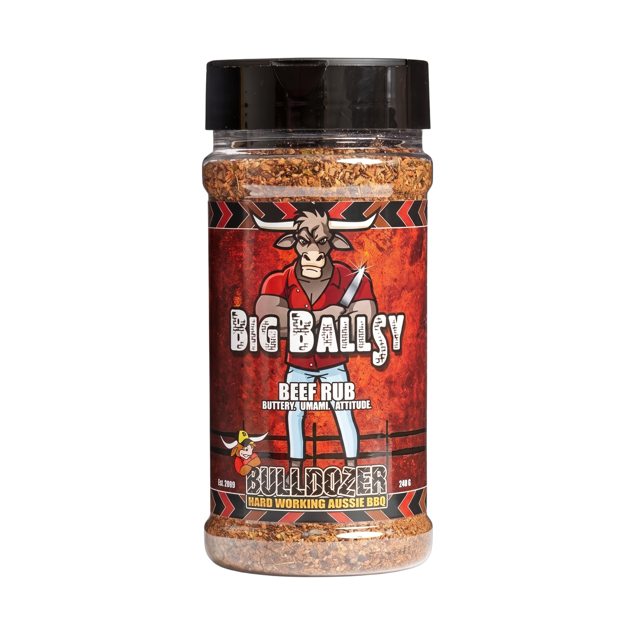 Bulldozer BBQ Big Ballsy Beef Rub front