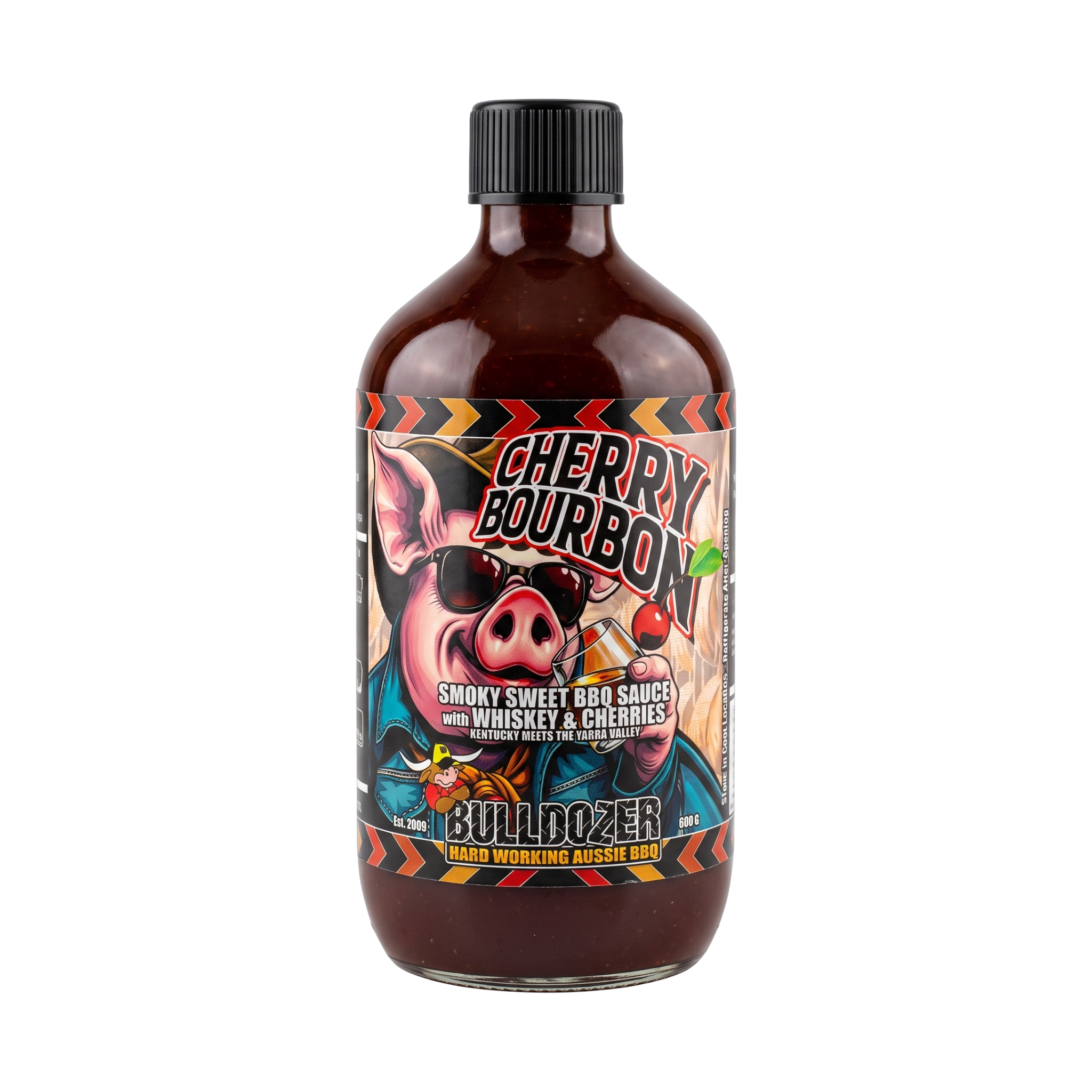 Bulldozer BBQ Cherry Bourbon BBQ Sauce front