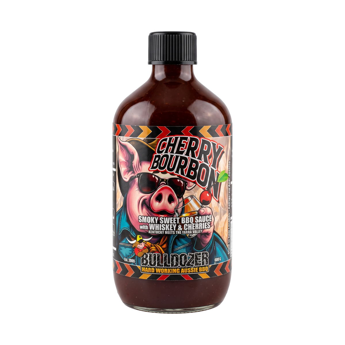 Bulldozer BBQ Cherry Bourbon BBQ Sauce front