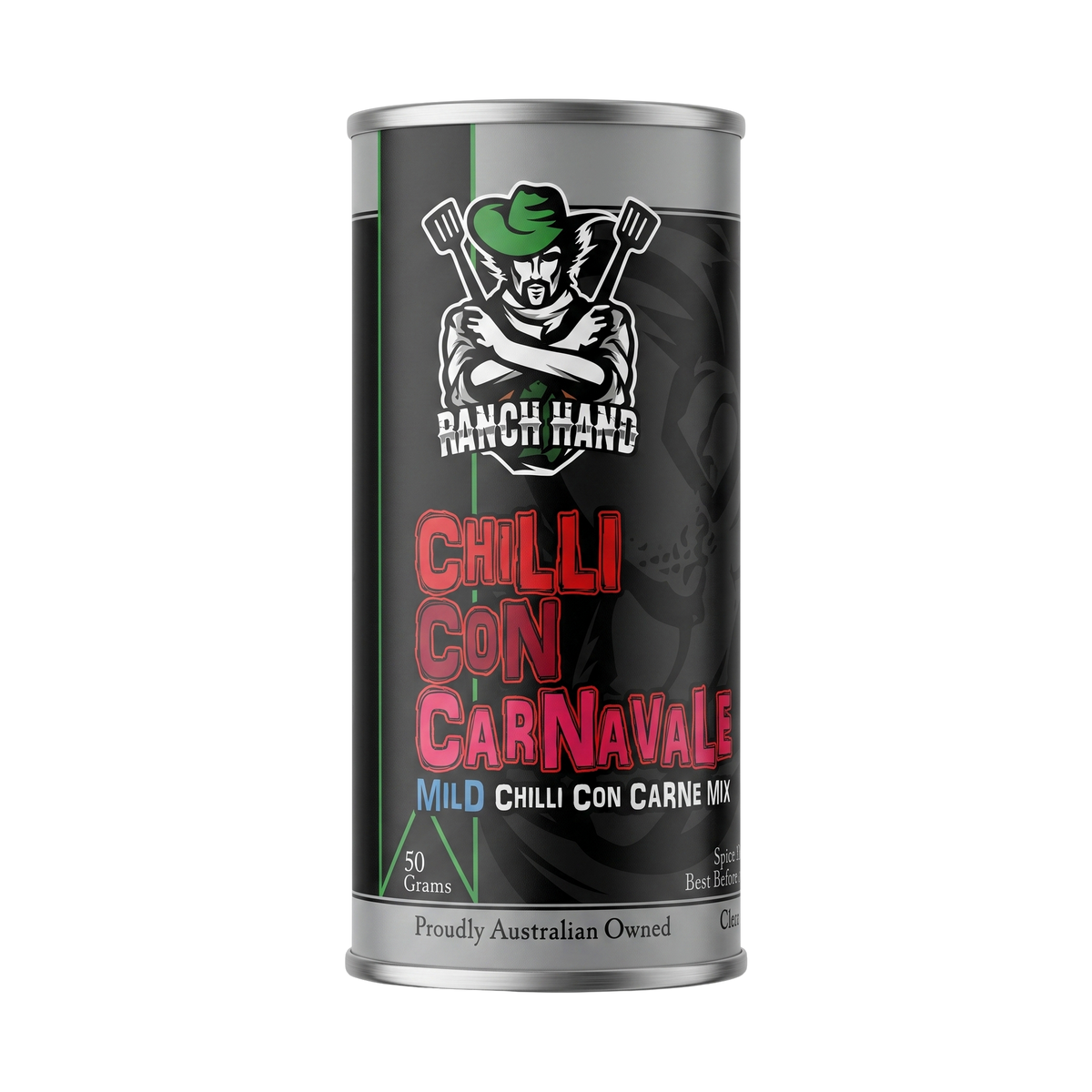 Ranch Hand Chilli con Carnavale Seasoning front